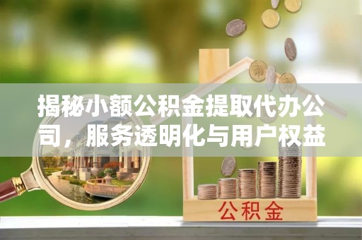 嘉模堂区揭秘小额公积金提取代办公司，服务透明化与用户权益保障