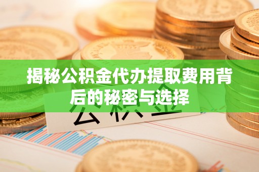 嘉模堂区揭秘公积金代办提取费用背后的秘密与选择