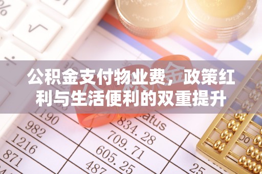 嘉模堂区公积金支付物业费，政策红利与生活便利的双重提升