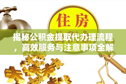 嘉模堂区揭秘公积金提取代办理流程，高效服务与注意事项全解析