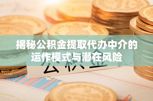 嘉模堂区揭秘公积金提取代办中介的运作模式与潜在风险