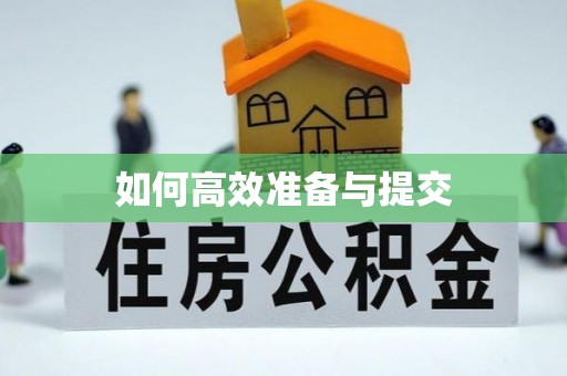 嘉模堂区如何高效准备与提交