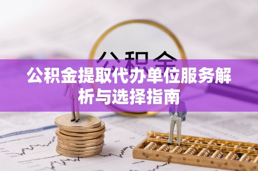 嘉模堂区公积金提取代办单位服务解析与选择指南